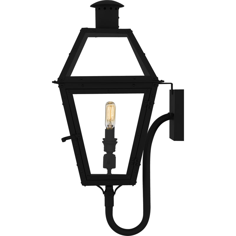 Quoizel RO8311EK Two Light Outdoor Wall Lantern, Earth Black