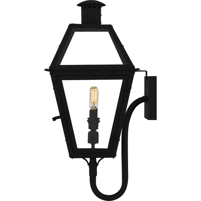 Quoizel RO8311EK Two Light Outdoor Wall Lantern, Earth Black