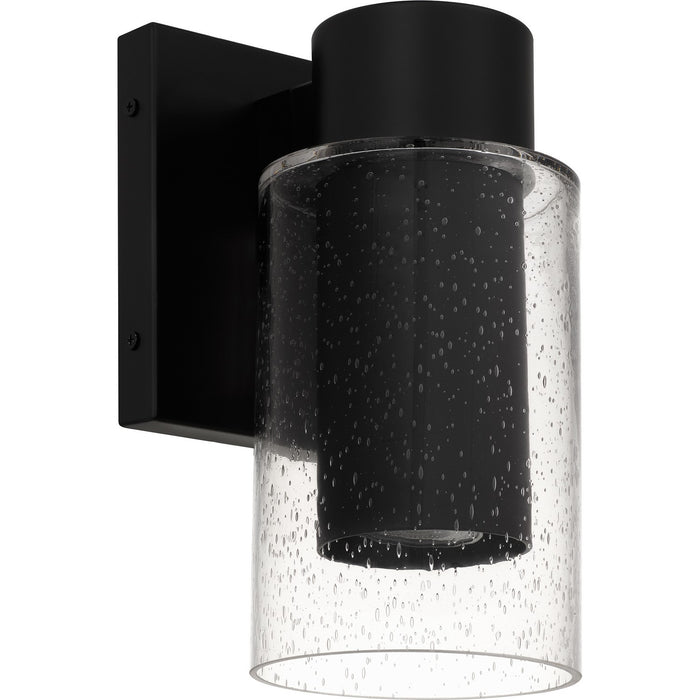 Quoizel SAW8004MBK LED Outdoor Wall Lantern, Matte Black