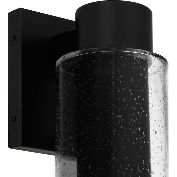 Quoizel SAW8004MBK LED Outdoor Wall Lantern, Matte Black