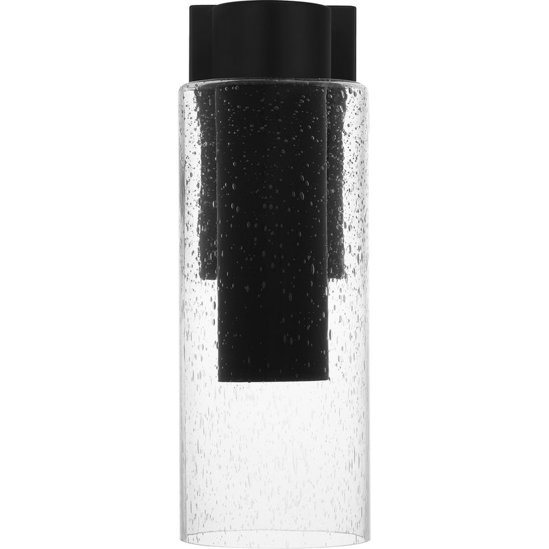 Quoizel SAW8005MBK LED Outdoor Wall Lantern, Matte Black