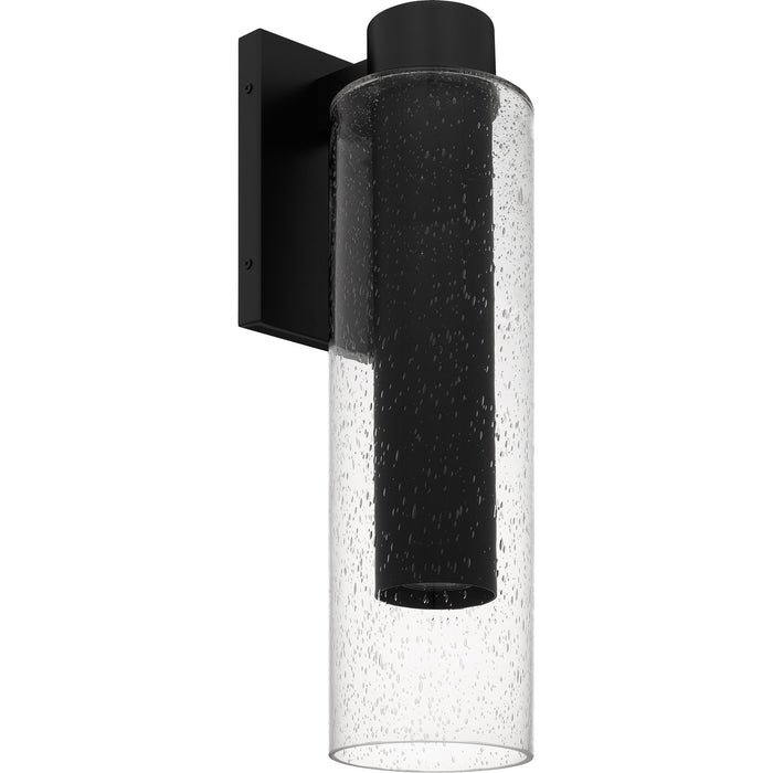 Quoizel SAW8105MBK LED Outdoor Wall Lantern, Matte Black