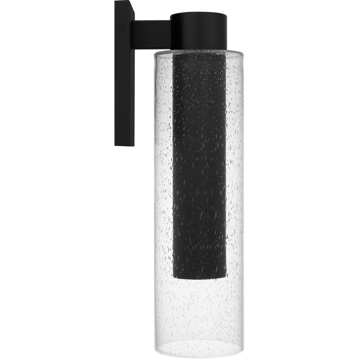 Quoizel SAW8105MBK LED Outdoor Wall Lantern, Matte Black
