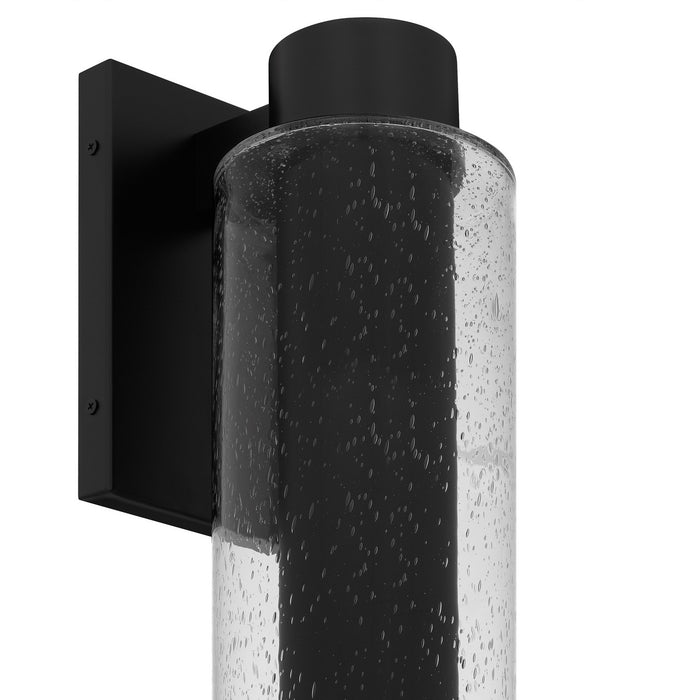 Quoizel SAW8105MBK LED Outdoor Wall Lantern, Matte Black