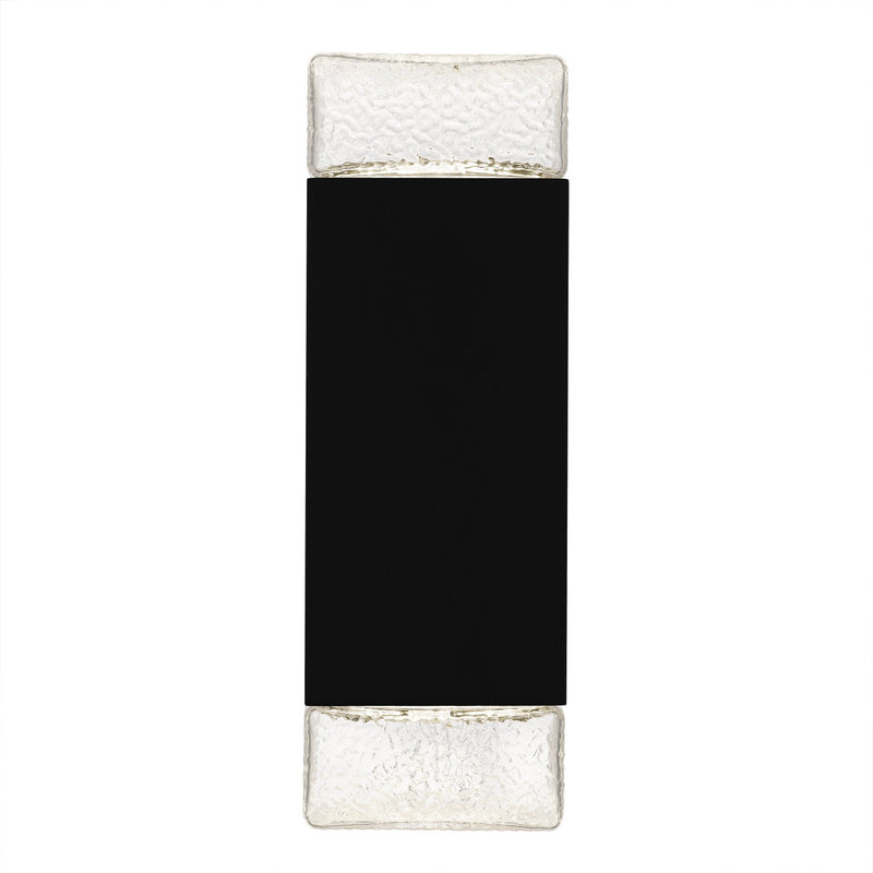 Quoizel SAX8405MBK LED Outdoor Wall Lantern, Matte Black