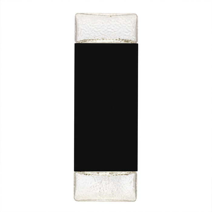 Quoizel SAX8405MBK LED Outdoor Wall Lantern, Matte Black