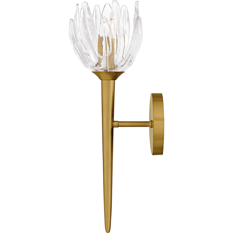 Quoizel SHA8806BRG One Light Wall Sconce, Brushed Gold
