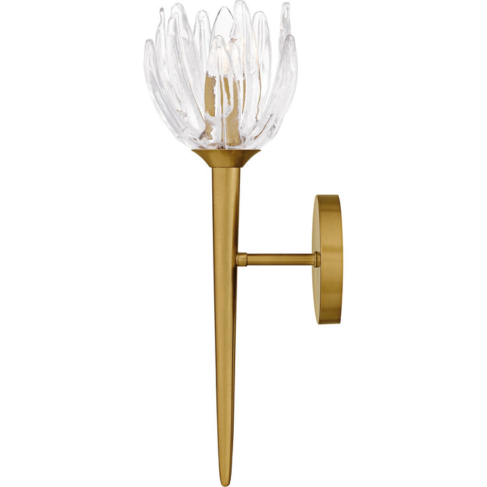 Quoizel SHA8806BRG One Light Wall Sconce, Brushed Gold