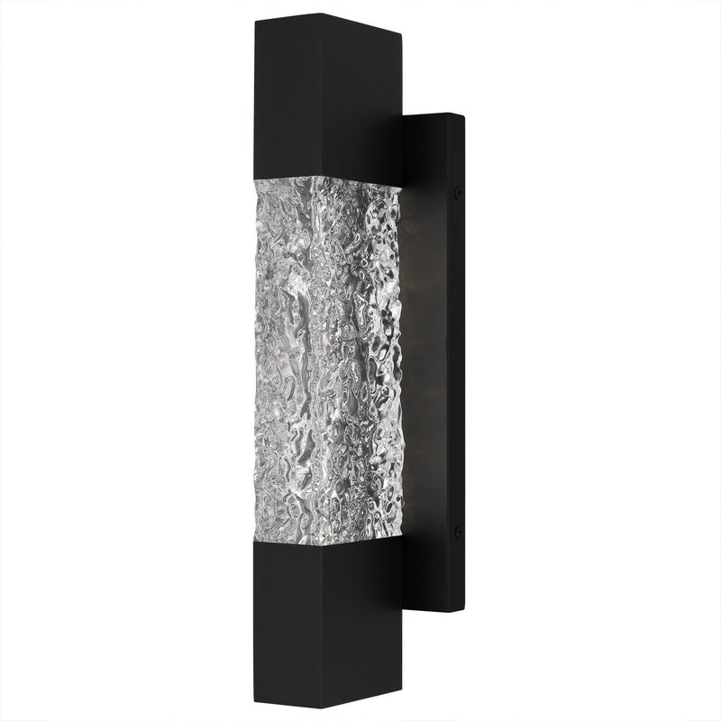 Quoizel SOL8404MBK LED Outdoor Wall Lantern, Matte Black
