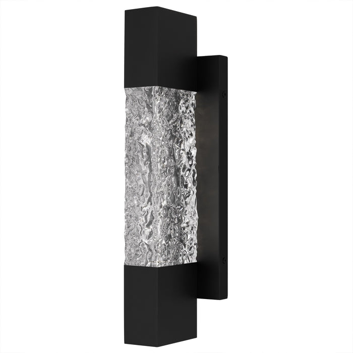 Quoizel SOL8404MBK LED Outdoor Wall Lantern, Matte Black
