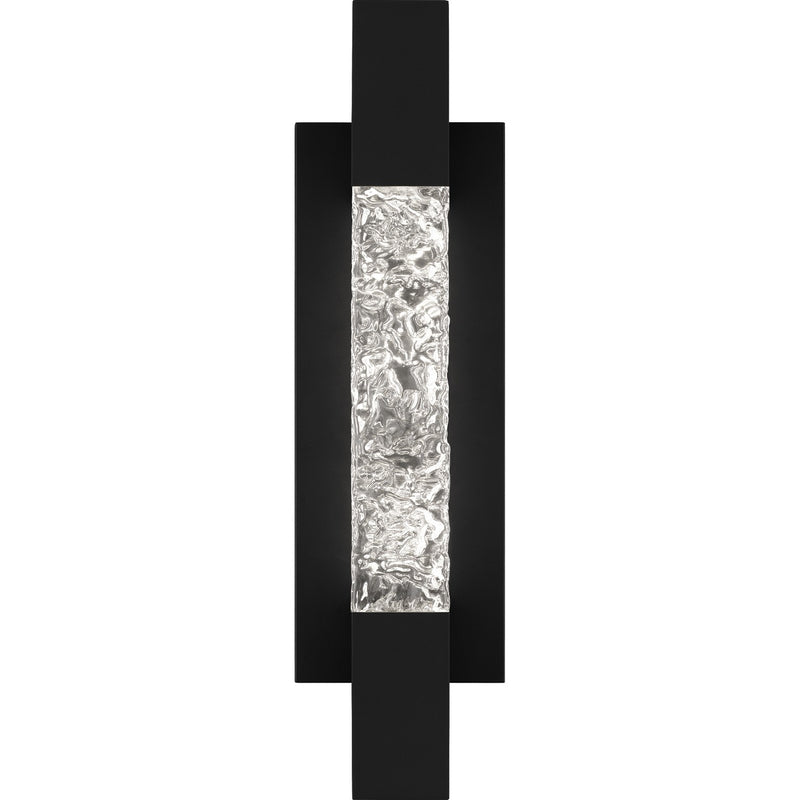 Quoizel SOL8404MBK LED Outdoor Wall Lantern, Matte Black