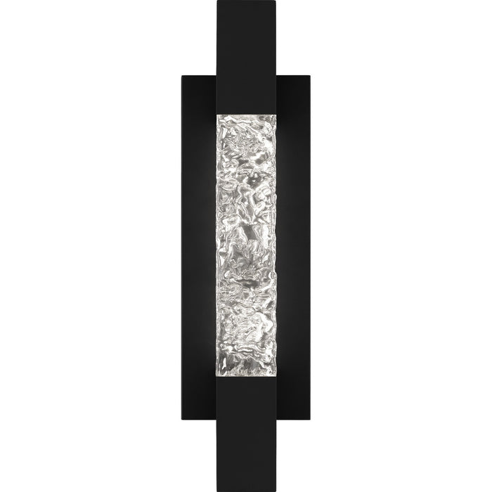 Quoizel SOL8404MBK LED Outdoor Wall Lantern, Matte Black