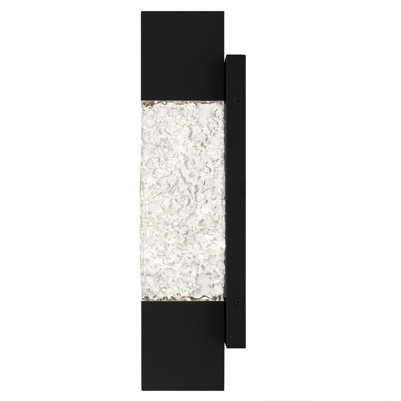 Quoizel SOL8404MBK LED Outdoor Wall Lantern, Matte Black