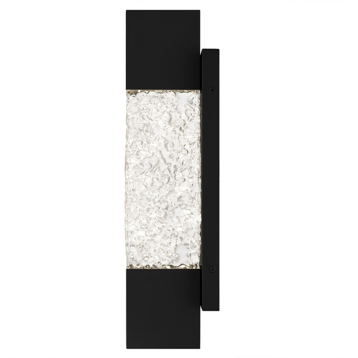Quoizel SOL8404MBK LED Outdoor Wall Lantern, Matte Black