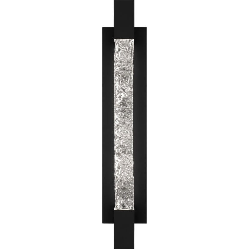 Quoizel SOL8504MBK LED Outdoor Wall Lantern, Matte Black