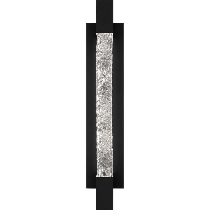 Quoizel SOL8504MBK LED Outdoor Wall Lantern, Matte Black