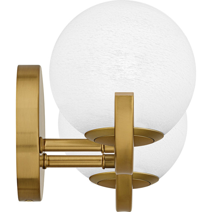 Quoizel SRI8615AB Two Light Bath, Aged Brass