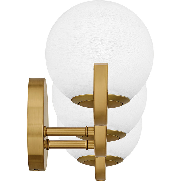 Quoizel SRI8623AB Three Light Bath, Aged Brass
