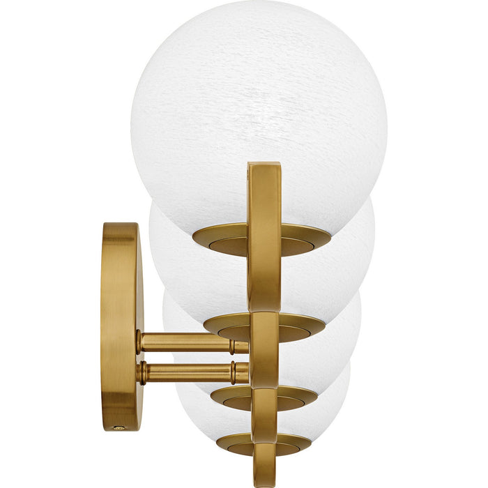 Quoizel SRI8631AB Four Light Bath, Aged Brass