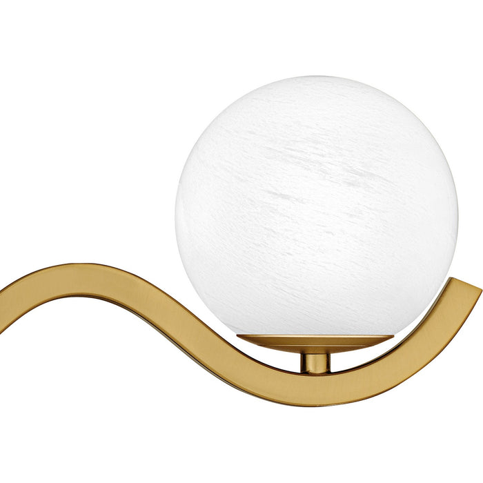 Quoizel SRI8631AB Four Light Bath, Aged Brass