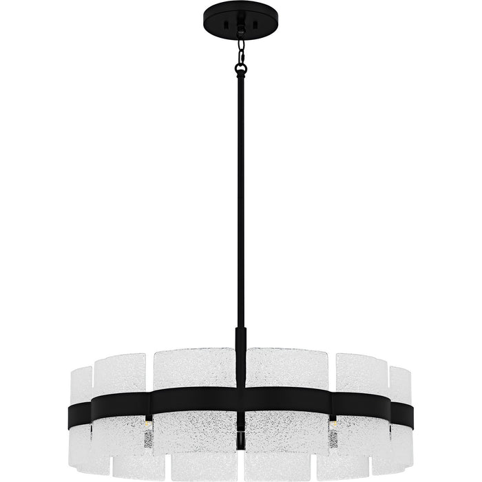 Quoizel SWE2830MBK Six Light Pendant, Matte Black