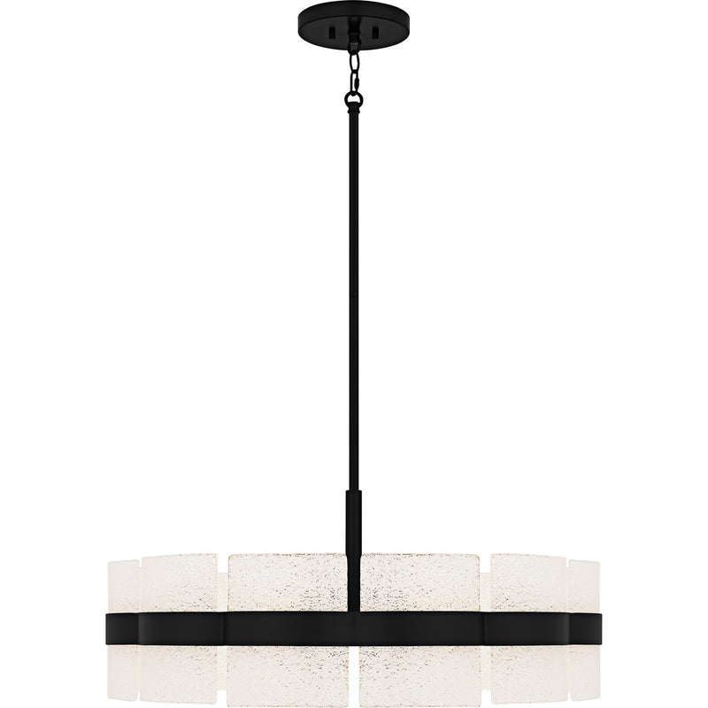 Quoizel SWE2830MBK Six Light Pendant, Matte Black
