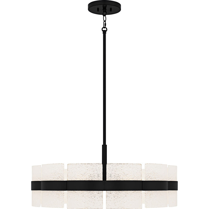 Quoizel SWE2830MBK Six Light Pendant, Matte Black