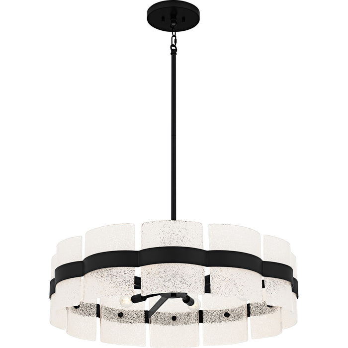 Quoizel SWE2830MBK Six Light Pendant, Matte Black