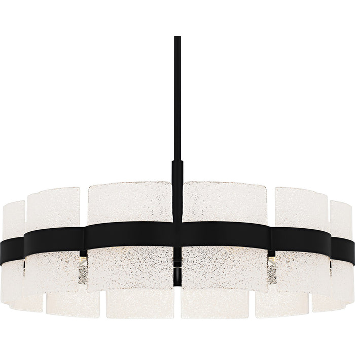 Quoizel SWE2830MBK Six Light Pendant, Matte Black