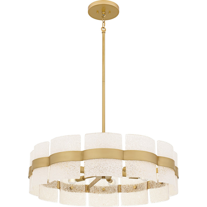 Quoizel SWE2830SGD Six Light Pendant, Soft Gold