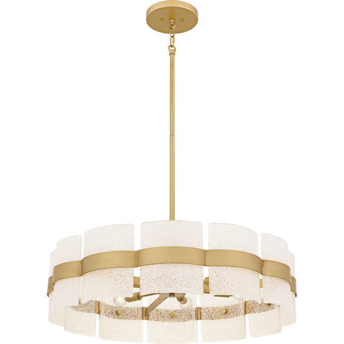 Quoizel SWE2830SGD Six Light Pendant, Soft Gold