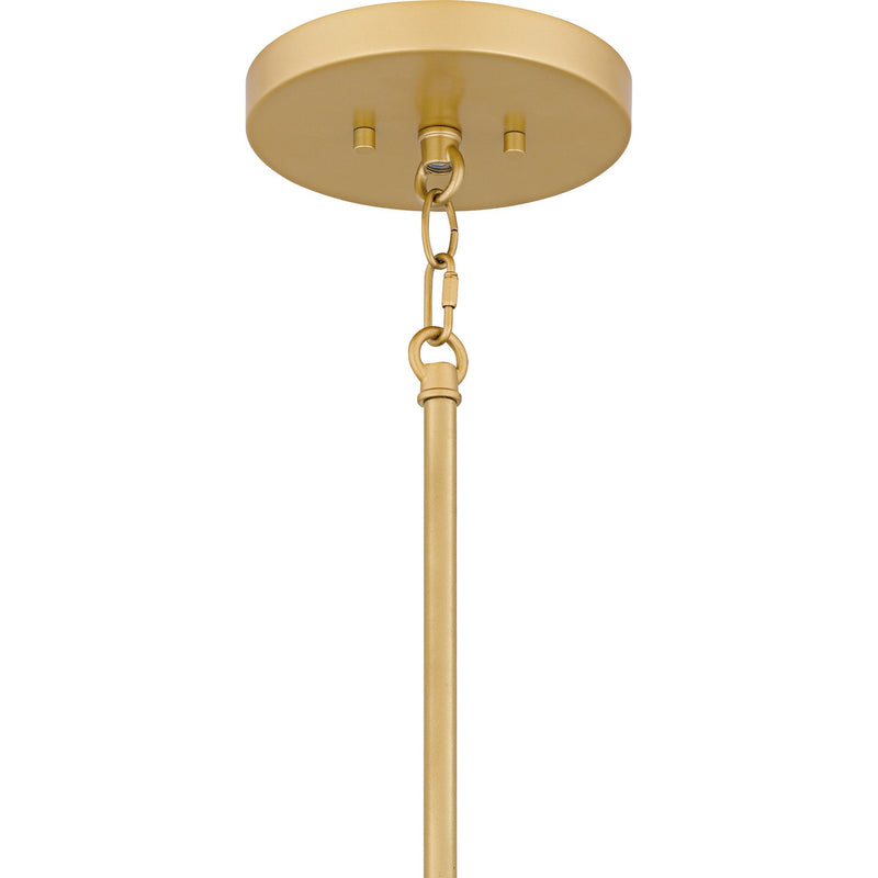 Quoizel SWE2830SGD Six Light Pendant, Soft Gold