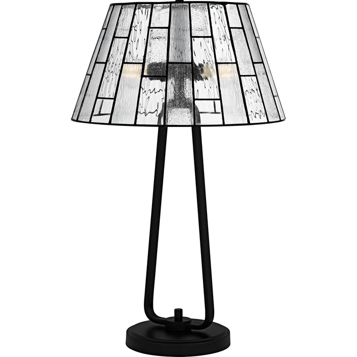Quoizel TF6176MBK Four Light Table Lamp, Matte Black