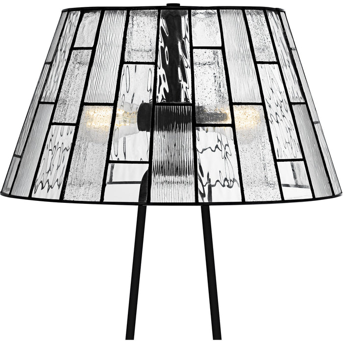 Quoizel TF6176MBK Four Light Table Lamp, Matte Black