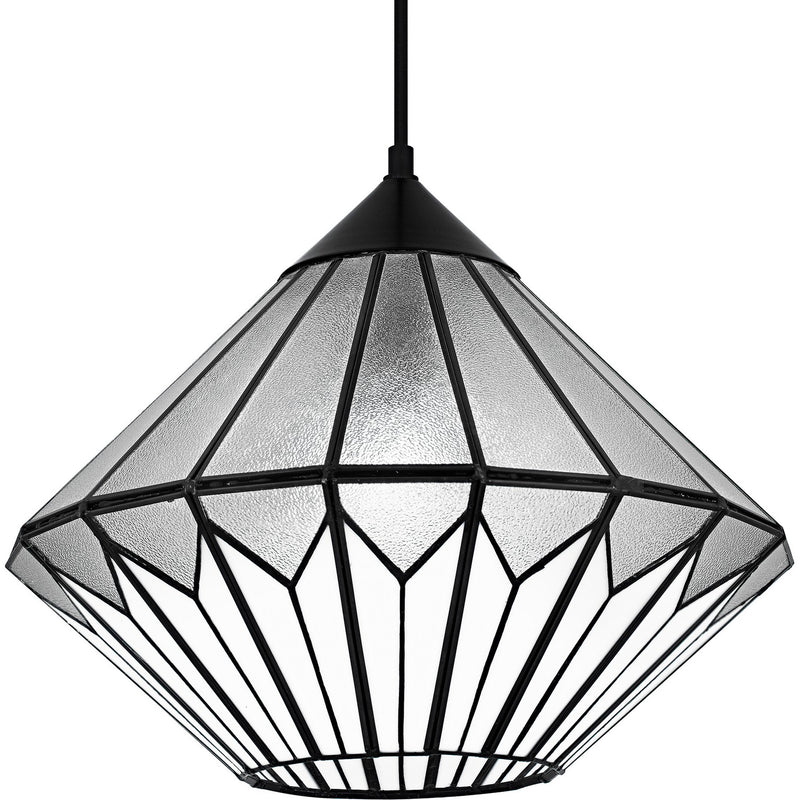 Quoizel TF6813MBK One Light Pendant, Matte Black
