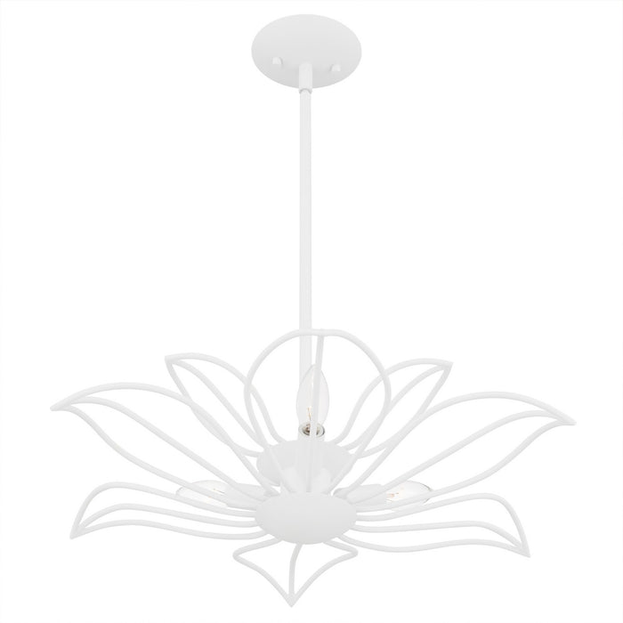 Quoizel TLH2822SW Three Light Pendant, Sand White