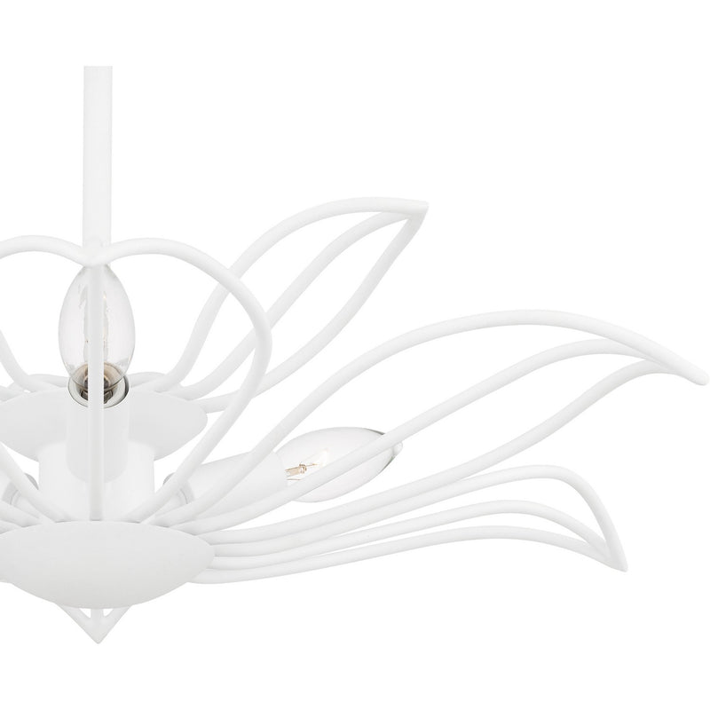 Quoizel TLH2822SW Three Light Pendant, Sand White