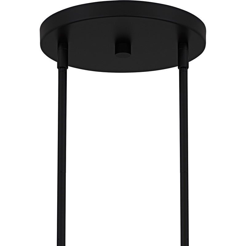 Quoizel VSC5036MBK Nine Light Chandelier, Matte Black