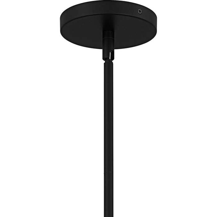 Quoizel WLL2822MBK One Light Pendant, Matte Black