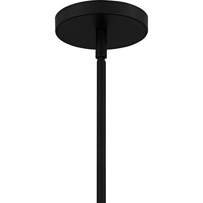 Quoizel WLL2830MBK Four Light Pendant, Matte Black