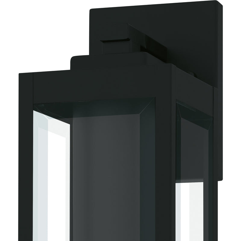 Quoizel WVR8005EK LED Outdoor Wall Lantern, Earth Black