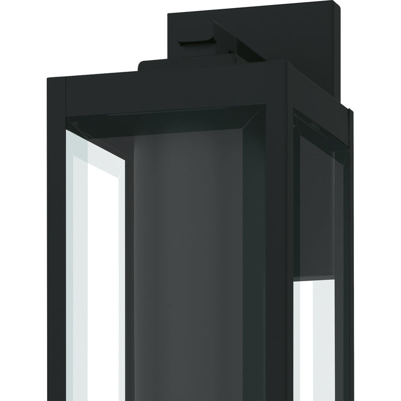 Quoizel WVR8006EK LED Outdoor Wall Lantern, Earth Black