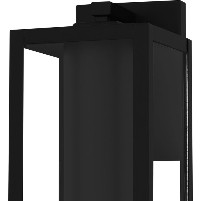 Quoizel WVR8035EK LED Outdoor Wall Lantern, Earth Black