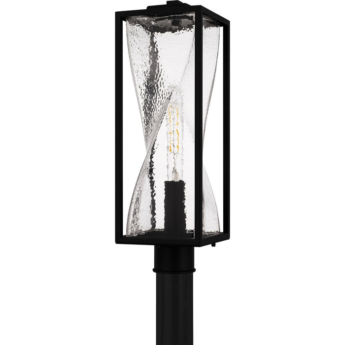 Quoizel ZAR9007MBK One Light Outdoor Post Lantern, Matte Black