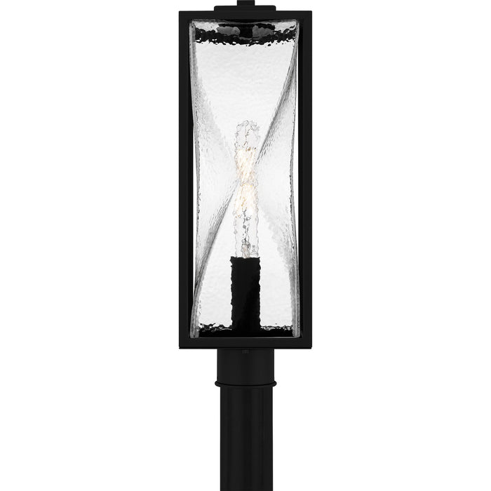 Quoizel ZAR9007MBK One Light Outdoor Post Lantern, Matte Black