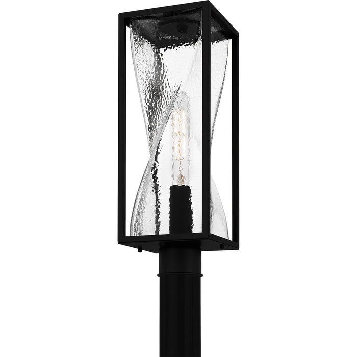 Quoizel ZAR9007MBK One Light Outdoor Post Lantern, Matte Black