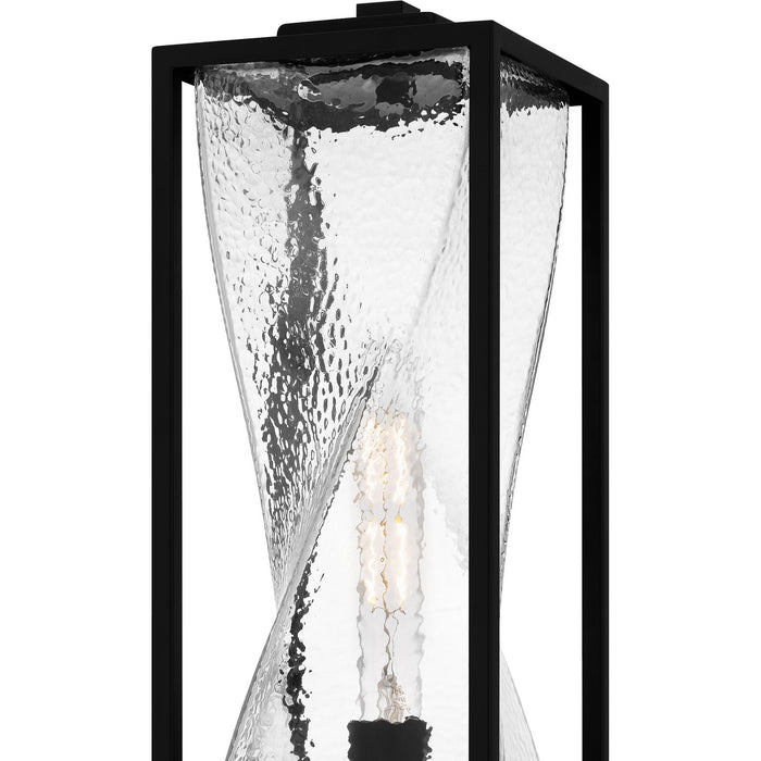 Quoizel ZAR9007MBK One Light Outdoor Post Lantern, Matte Black