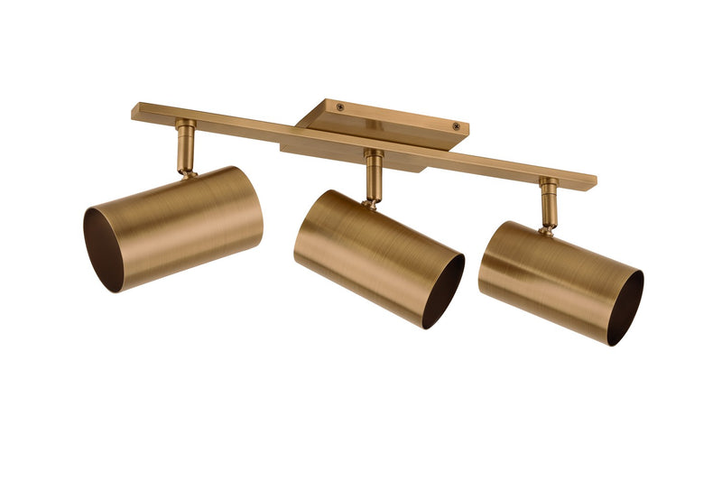 Troy Lighting B1907-PBR Three Light Bath, Patina Brass