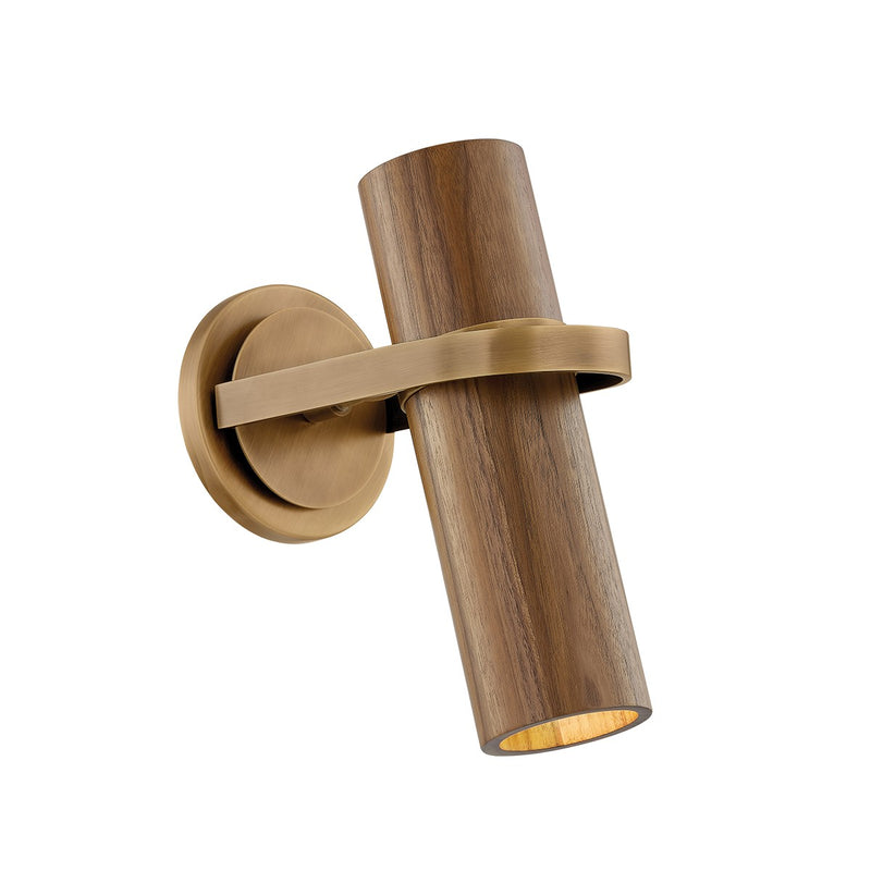 Troy Lighting B3011-PBR One Light Wall Sconce, Patina Brass