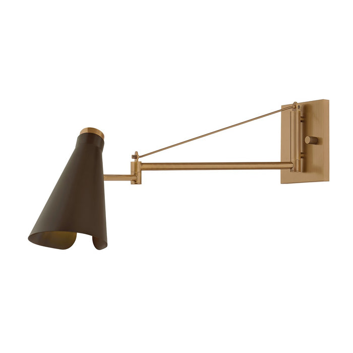 Troy Lighting B4314-PBR/BRZ One Light Wall Sconce, Patina Brass/Bronze